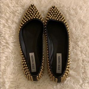 Steve Madden studded flats